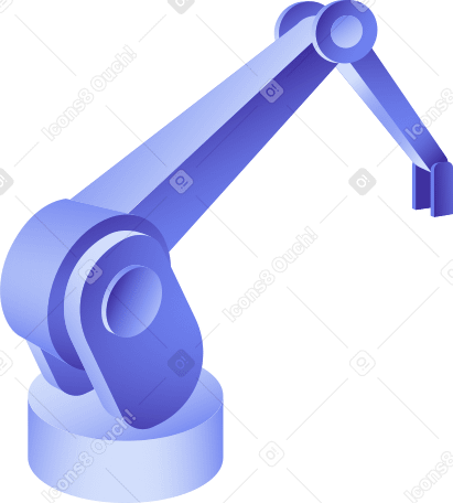 braccio robotico rotante PNG, SVG