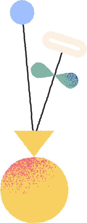 flowers in vase PNG, SVG