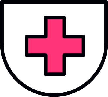 medical cross pocket PNG, SVG