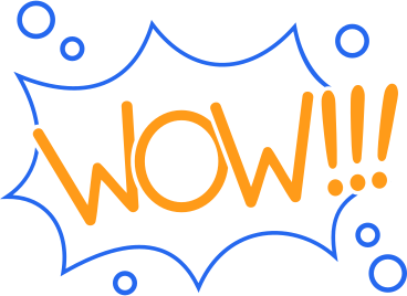 Wow linea PNG, SVG