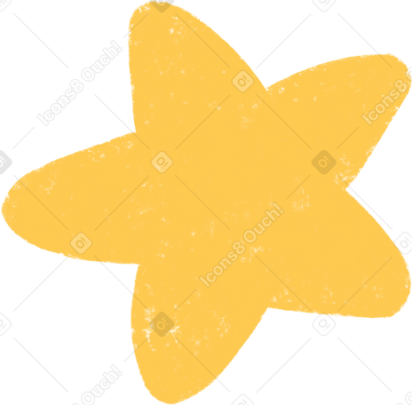 Желтая звезда в PNG, SVG
