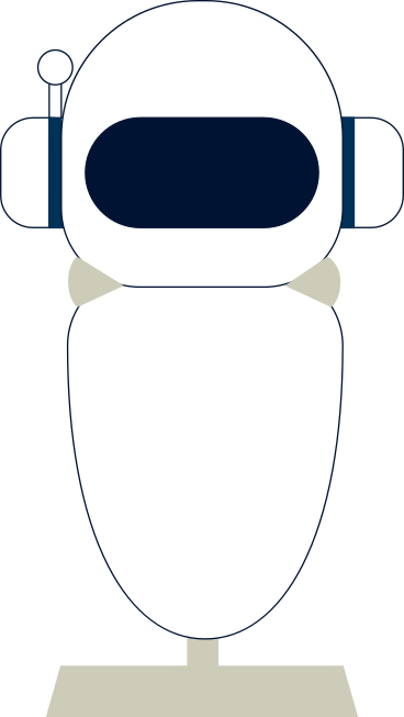 robot on a stand PNG, SVG