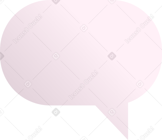 speech bubble grey Illustration in PNG, SVG