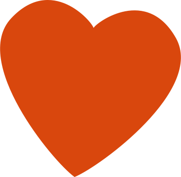 橙色的心 PNG, SVG