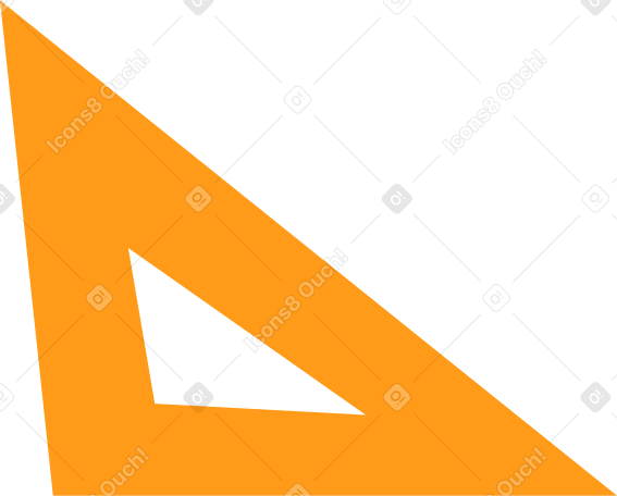 triangle ruler в PNG, SVG