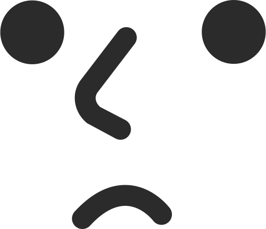 悲しい顔 のpngとsvgでのイラスト