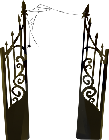 gate Illustration in PNG, SVG