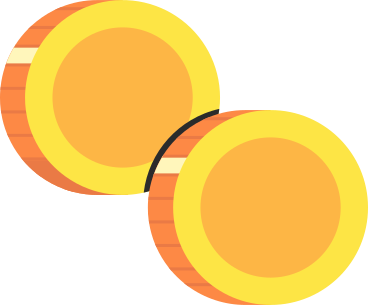 Two coins PNG, SVG