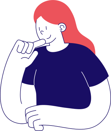 woman thinking PNG, SVG