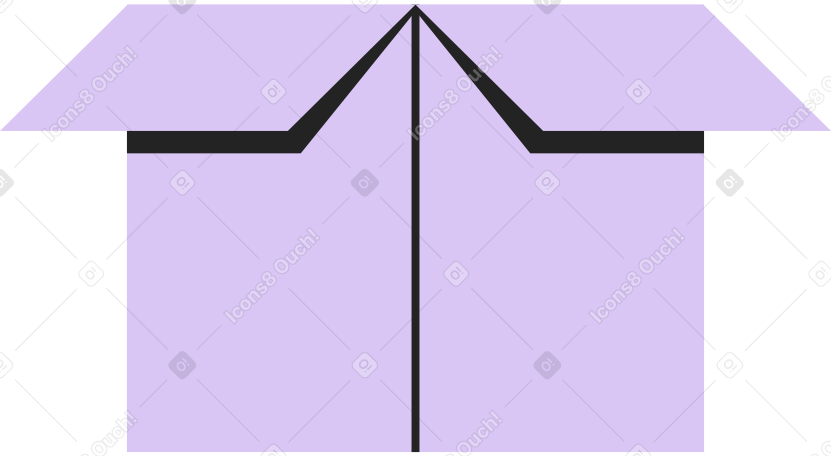 open cardboard box PNG, SVG