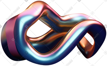 D abstract liquid form PNG, SVG