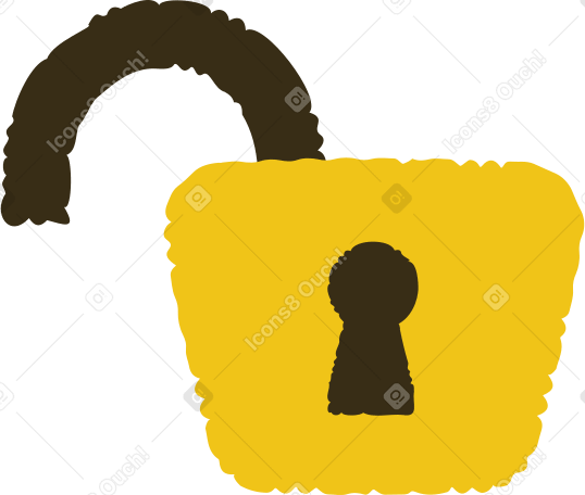 lock unlocked PNG, SVG