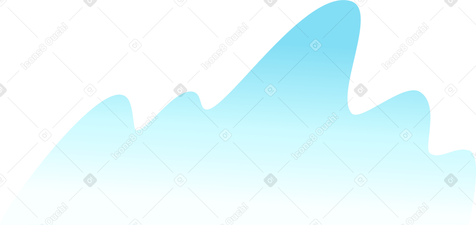 patch of sky in the form of waves Illustration in PNG, SVG