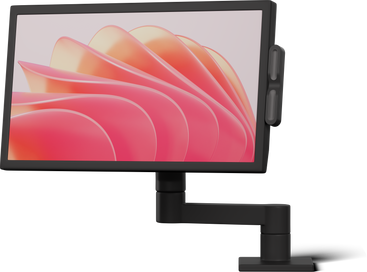 Graphic tablet on monitor bracket PNG, SVG