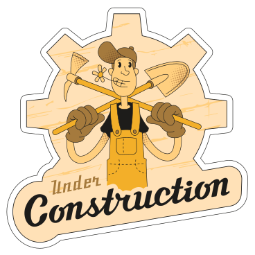 Sticker Under construction PNG, SVG