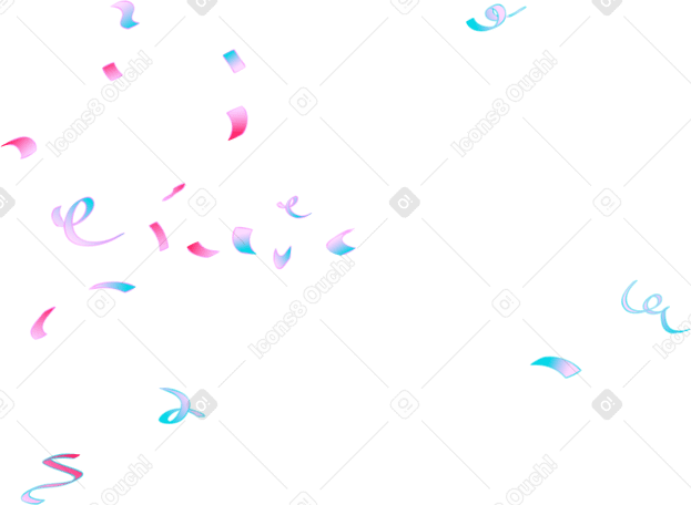 конфетти в PNG, SVG