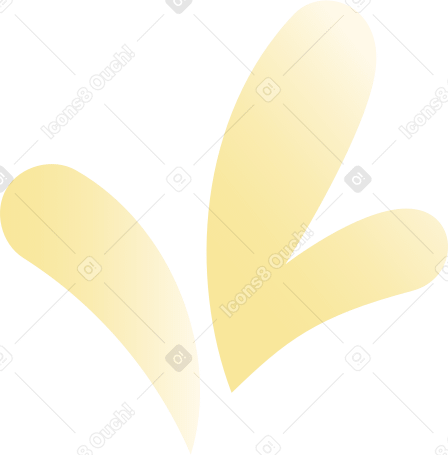 yellow leaves Illustration in PNG, SVG