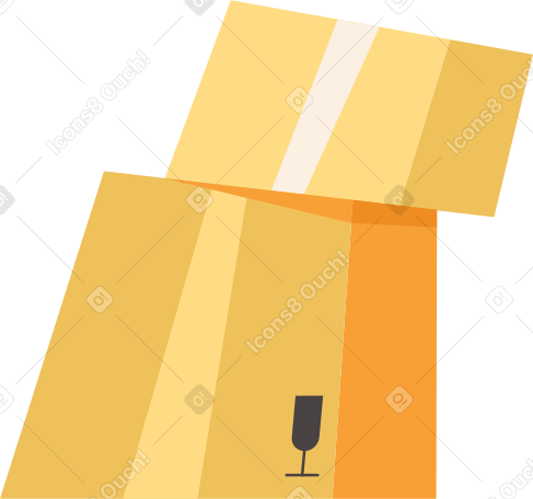 two post boxes Illustration in PNG, SVG