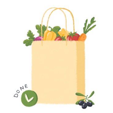 Grocery delivery PNG, SVG