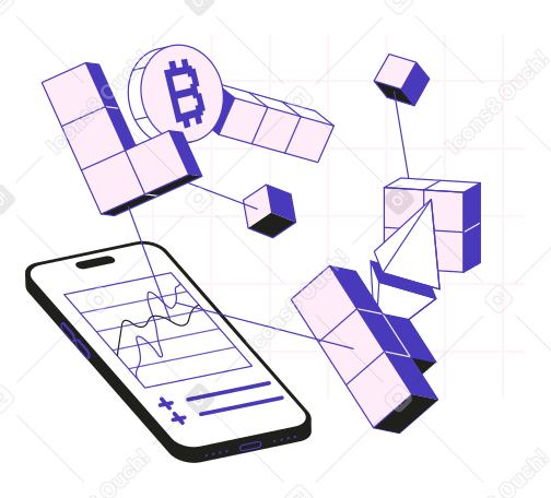 Cryptocurrency and blockchain PNG, SVG