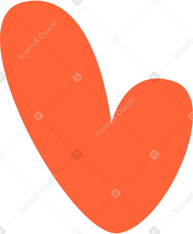 красное сердце в PNG, SVG