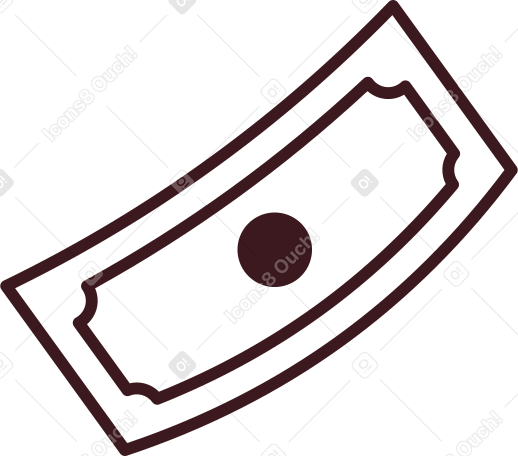 денежная купюра в PNG, SVG