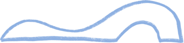 긴 파란색 붓놀림 산 모양 PNG, SVG