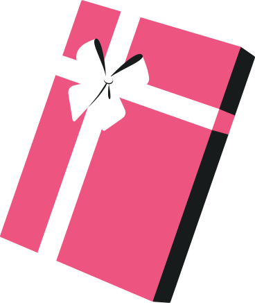 box with bow PNG, SVG