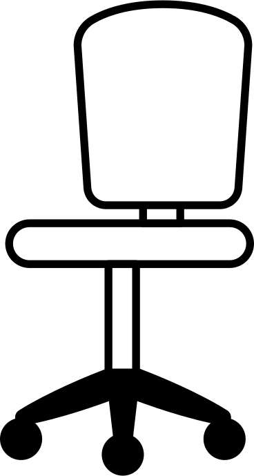 computer chair PNG, SVG