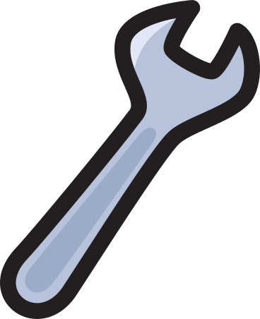 Гаечный ключ в PNG, SVG