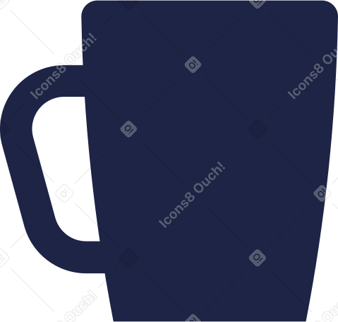 cup of tea line Illustration in PNG, SVG