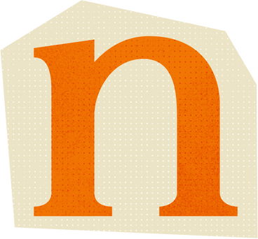 Collage lowercase letter n PNG, SVG