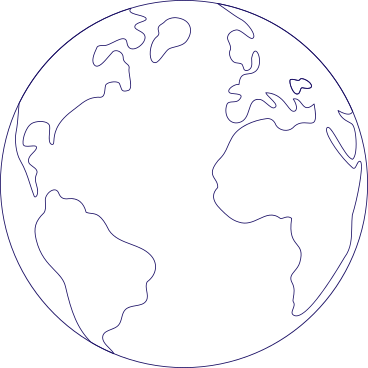 earth outline PNG, SVG