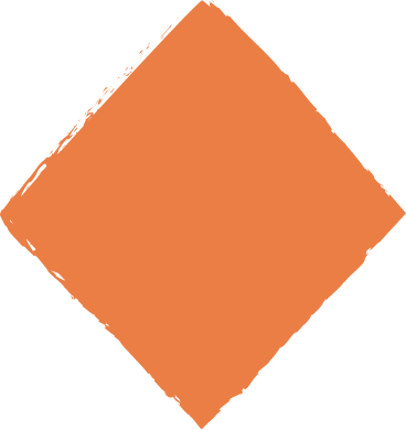 Orange rhombus PNG、SVG