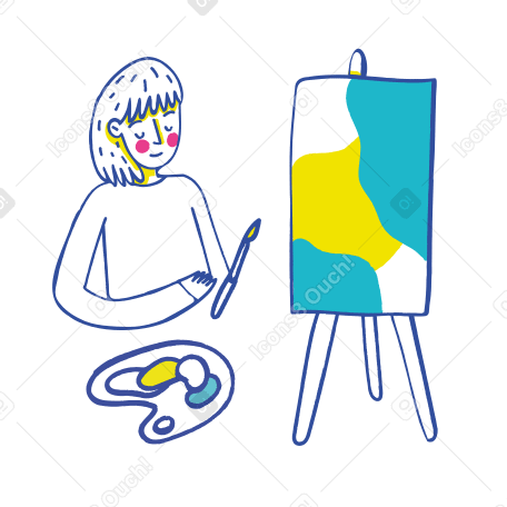 Painting PNG, SVG
