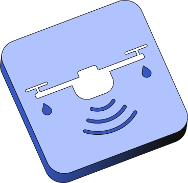 Icône de drone de pulvérisation d'eau PNG, SVG