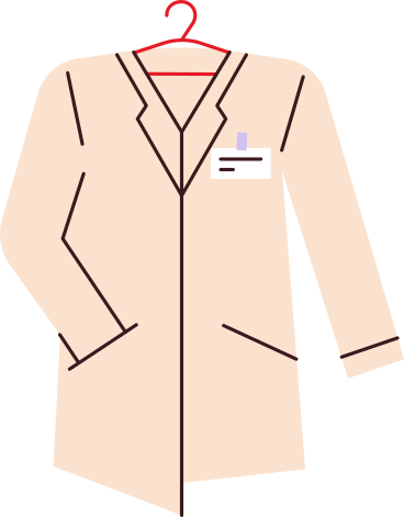 medical gown PNG, SVG