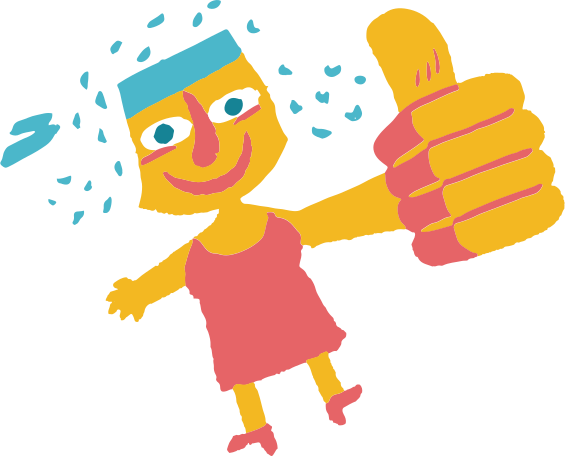 woman thumb up Illustration in PNG, SVG