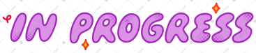 Text in progress sticker PNG, SVG