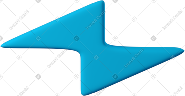 Blue high voltage sign PNG, SVG