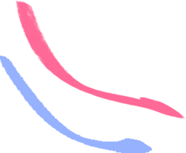 Rosa und blaue kleine geschwungene linien PNG, SVG