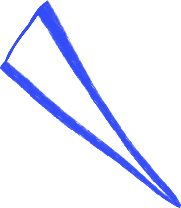 blue triangle PNG, SVG