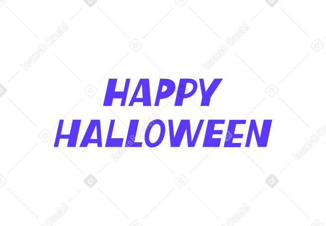 happy halloween Illustration in PNG, SVG