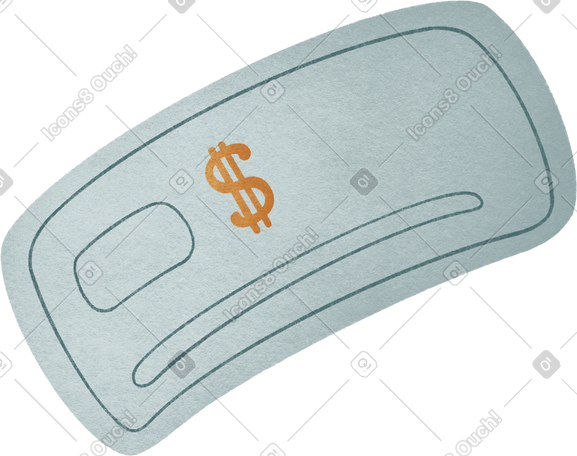 bank check with dollar symbol PNG, SVG