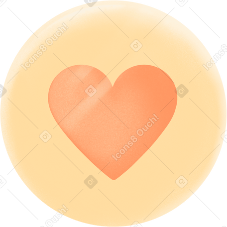 icon with a heart в PNG, SVG