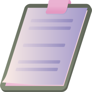 Clipboard with papers PNG, SVG
