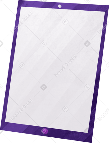 purple ipad Illustration in PNG, SVG