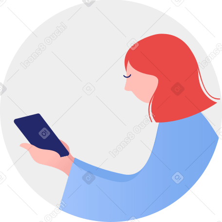 girl in circle PNG, SVG