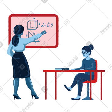 班上的老师和学生 PNG, SVG