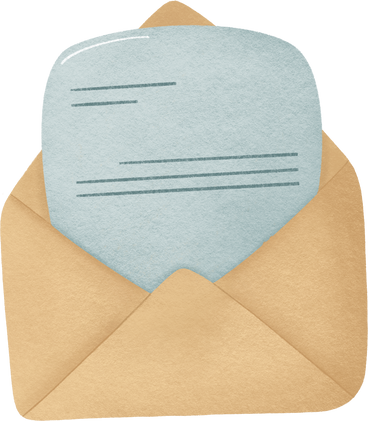 Envelope with documents в PNG, SVG
